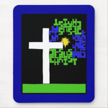 Jesus Christus-Kreuz Mauspads