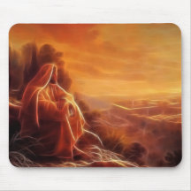 Jesus, der an Sie denkt Mousepads
