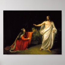 Jesus erscheint zu Maria Magdalena (Kennzeichen 16 Plakatdruck