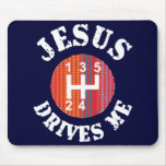 Jesus fährt mich christliches mousepad