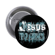 Jesus-Felsen! Knopf Buttons