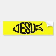 Jesus-Fisch-Autoaufkleber