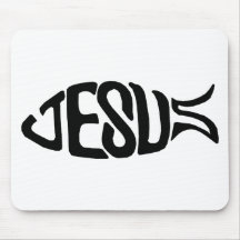 Jesus-Fische Mauspads
