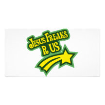 Jesus-Freaks sind wir Personalisierte Foto Karte
