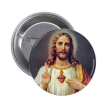 Jesus-Friedenszeichen Anstecknadel