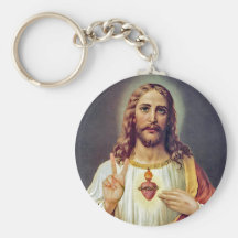 Jesus-Friedenszeichen Schlüsselanhänger
