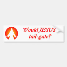 Jesus-Heckklappe Auto Sticker