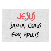 Jesus Is Santa For Adults Business Card