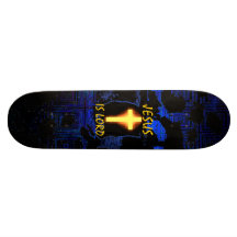 Jesus ist Skateboard Lords Cross Skate Board