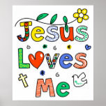 Jesus-Lieben ich Poster