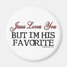 Jesus-Lieben Sie Lieblings Kühlschrankmagnet