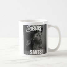 Jesus rettet kaffee tasse