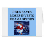 Jesus rettet Obama aufwendet Karten
