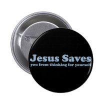 Jesus rettet Satire buttons