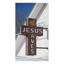 Jesus rettet visitenkarte