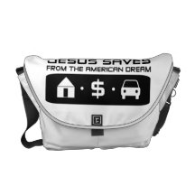 Jesus rettet von kurier taschen