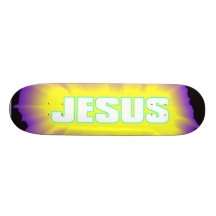 Jesus-Schwarzes u. Lila Individuelle Skateboards