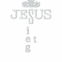 Jesus Siegt Besticktes Poloshirt