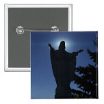 Jesus-Statue-Knopf Buttons