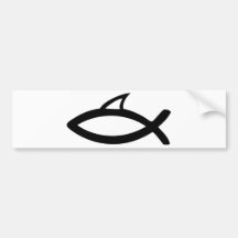 Jesus-Symbolspaß Auto Sticker