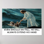 Jesus- und Peter-Plakat