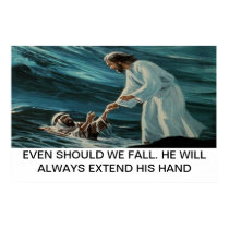Jesus- und Peter-Plakat poster