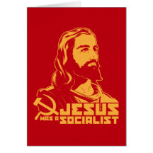 Jesus war ein Sozialist Grußkarten