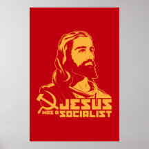 Jesus war ein Sozialist Plakatdruck
