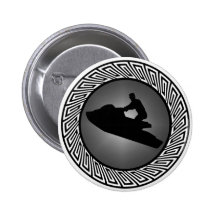 JET-SKI-MONDSCHEIN ANSTECKNADELBUTTONS