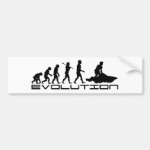 Jet-Ski-Skifahren-Wasser-Sport-Evolutions-Kunst Autosticker