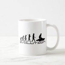 Jet-Ski-Skifahren-Wasser-Sport-Evolutions-Kunst Kaffeehaferl