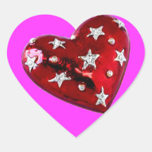 Jeweled Herz Sticker