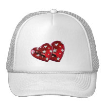 Jeweled Herz Trucker Mütze