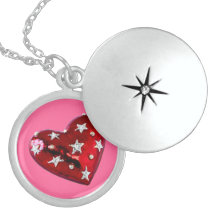 Jeweled Locket des Valentinsgrußes das Herz Medaillons
