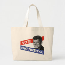 JFK Kennedy Wahl Leinentasche