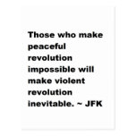 JFK Zitat Postkarten