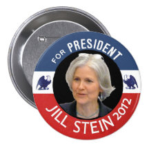 Jill Stein für Präsidenten 2012 Anstecknadelbuttons