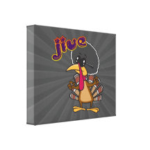 jive Truthahn Leinwanddrucke