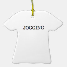Joggen-T-Shirt Weihnachtsverzierung Weihnachtsbaum Ornamente