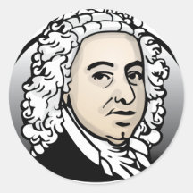 Johann Sebastian Bach Aufkleber