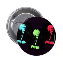 Johann Sebastian Bach-Collage Anstecknadelbutton