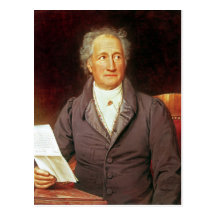 Johann Wolfgang von Goethe 1828 Postkarte