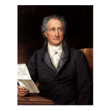 Johann Wolfgang von Goethe im 70. Lebensjahr, Gema Postkarte