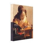 Johannes Vermeer - das Lacemaker Leinwanddrucke
