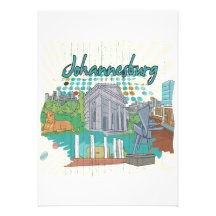 Johannesburg Individuelle Einladungskarten