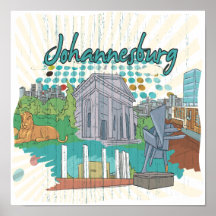 Johannesburg Plakatdruck