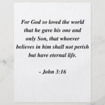 JOHN-3:16 FLYERDRUCK