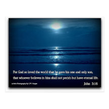 John: 3: 16 postkarten