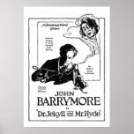 John Barrymore Jekyll und Hydefilm-Anzeigen-Druck  Plakatdrucke
