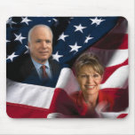 John McCain u. Sarah Palin, 2008 Wahlen Mousepad